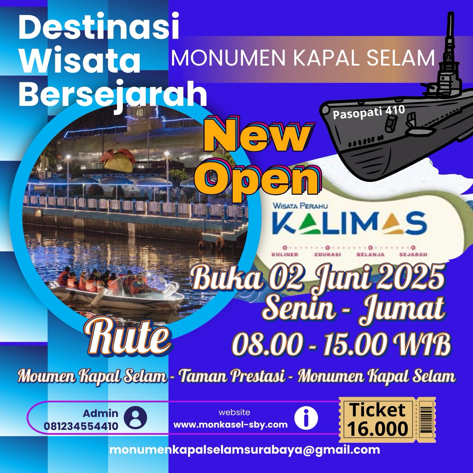 Wisata Perahu Kalimas